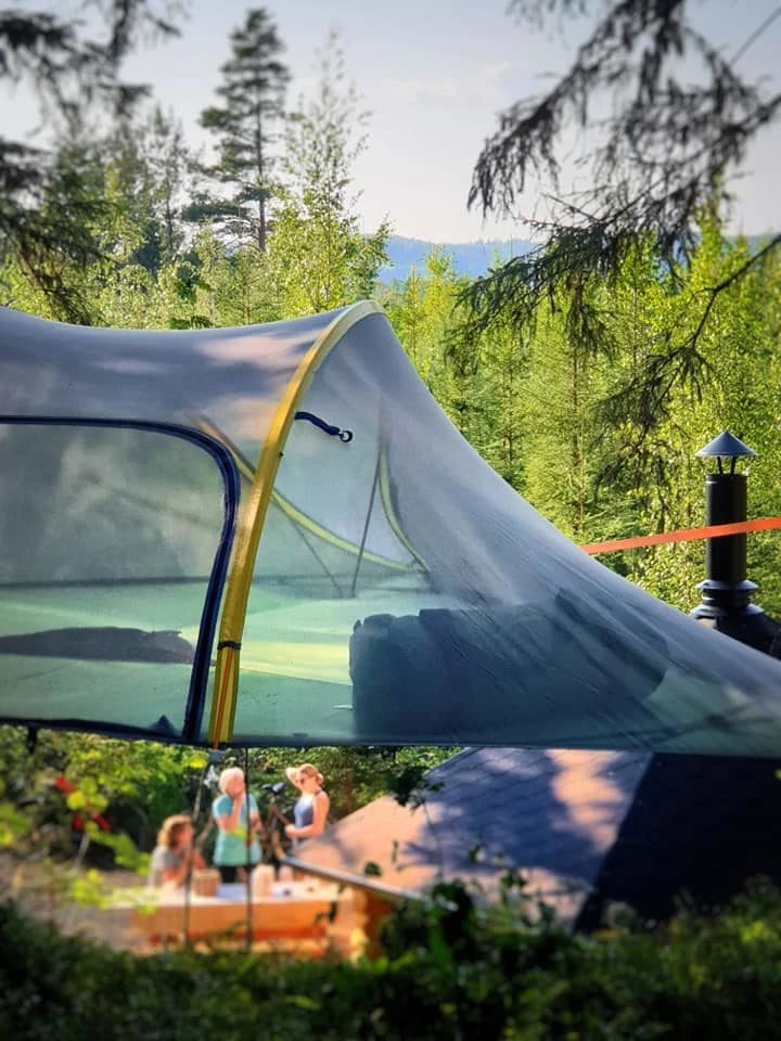 Tentsile Stingray puumajoite 3 hengen teltta Kinkamon pirtti